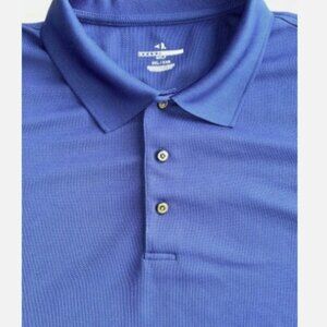 Grand Slam Athletic Golf Polo Shirt Royal Blue Men's Size XXL Polyester Wicking